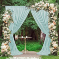 MEETSKY Light Green Backdrop Curtains for Events and Photography