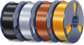 Shiny Silk PLA Plus Filament 4kg Bundle - Glossy 1.75mm Spools