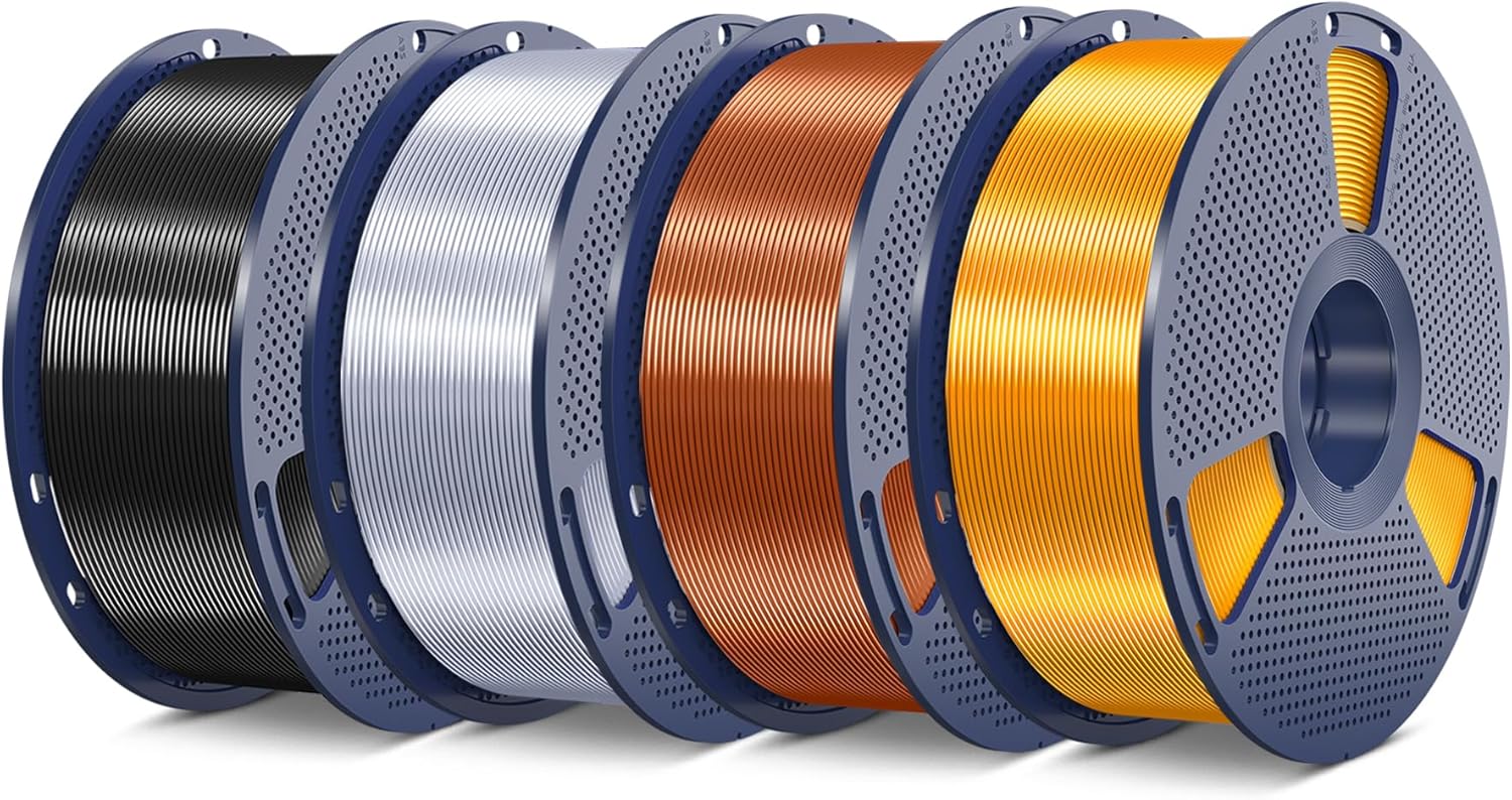 SUNLU Silk PLA Plus Filament Bundle for Stunning 3D Prints