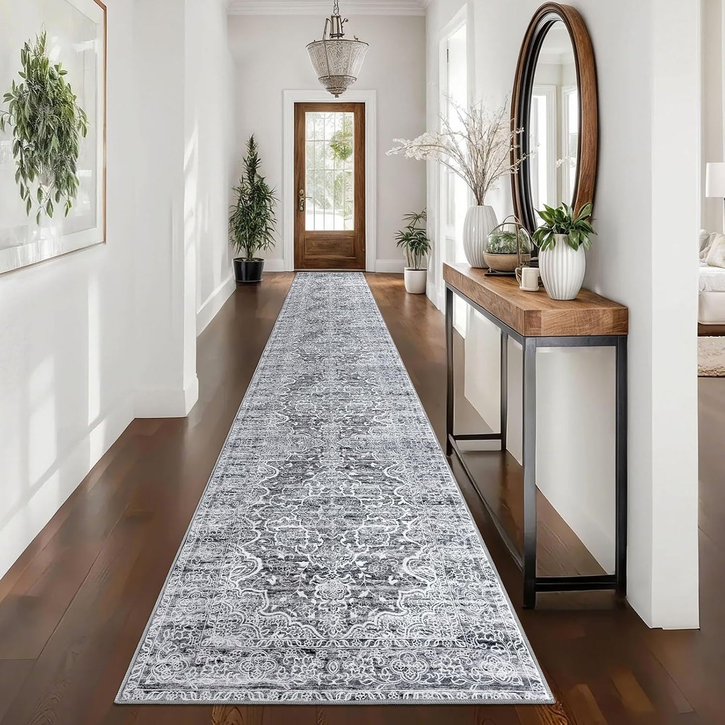 KUTA Vintage Washable Runners for Hallways and Kitchens
