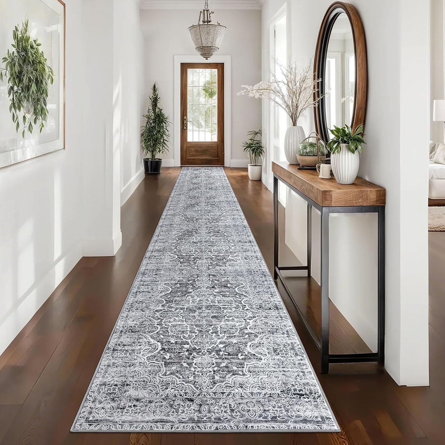 KUTA Vintage Washable Runners for Hallways and Kitchens