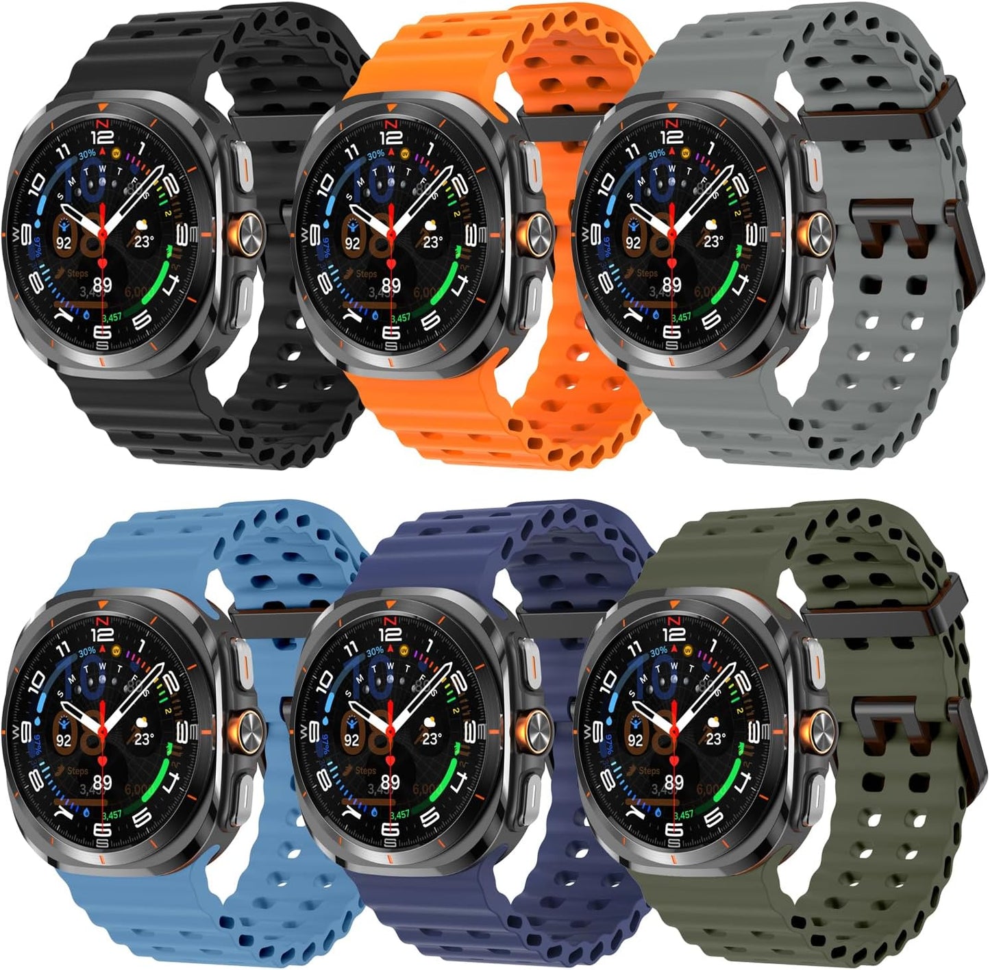Seamless Fit: Epoosuo Silicone Band for Galaxy Watch Ultra 47mm