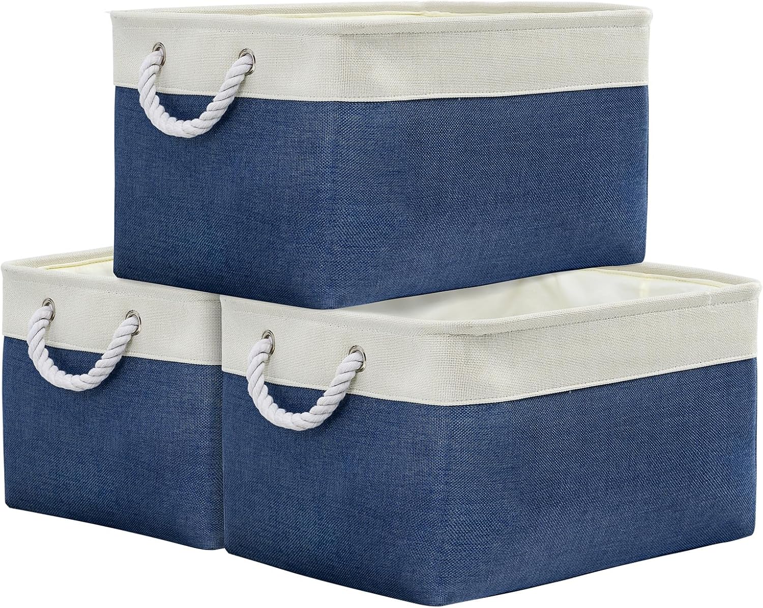 TheWarmHome Organization and Storage Basket - X Large 3 Pack