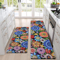 Boho Kitchen Rugs Set 3-Piece - Comfortable Anti-Fatigue Mats