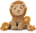 Tezituor 4 Piece Lion Plush Set for Kids and Decor