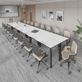 Conference Tables 16ft Office Computer Desk for Meeting Room - Seats