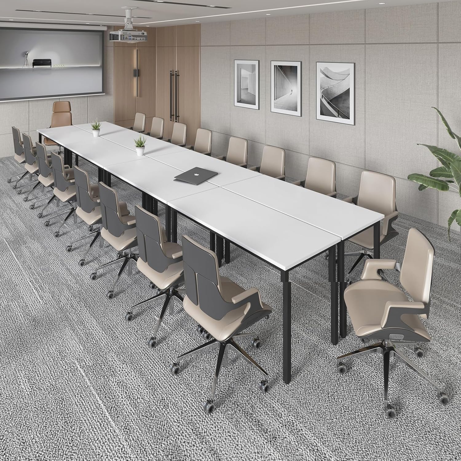 Bonzy Home Conference Tables for Meetings and Study Spaces