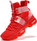 Kids Mid Top Basketball Shoes with Air Cushion - School Hoops