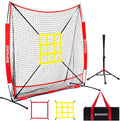 6x6ft Baseball & Softball Net for Hitting and Pitching - Portable