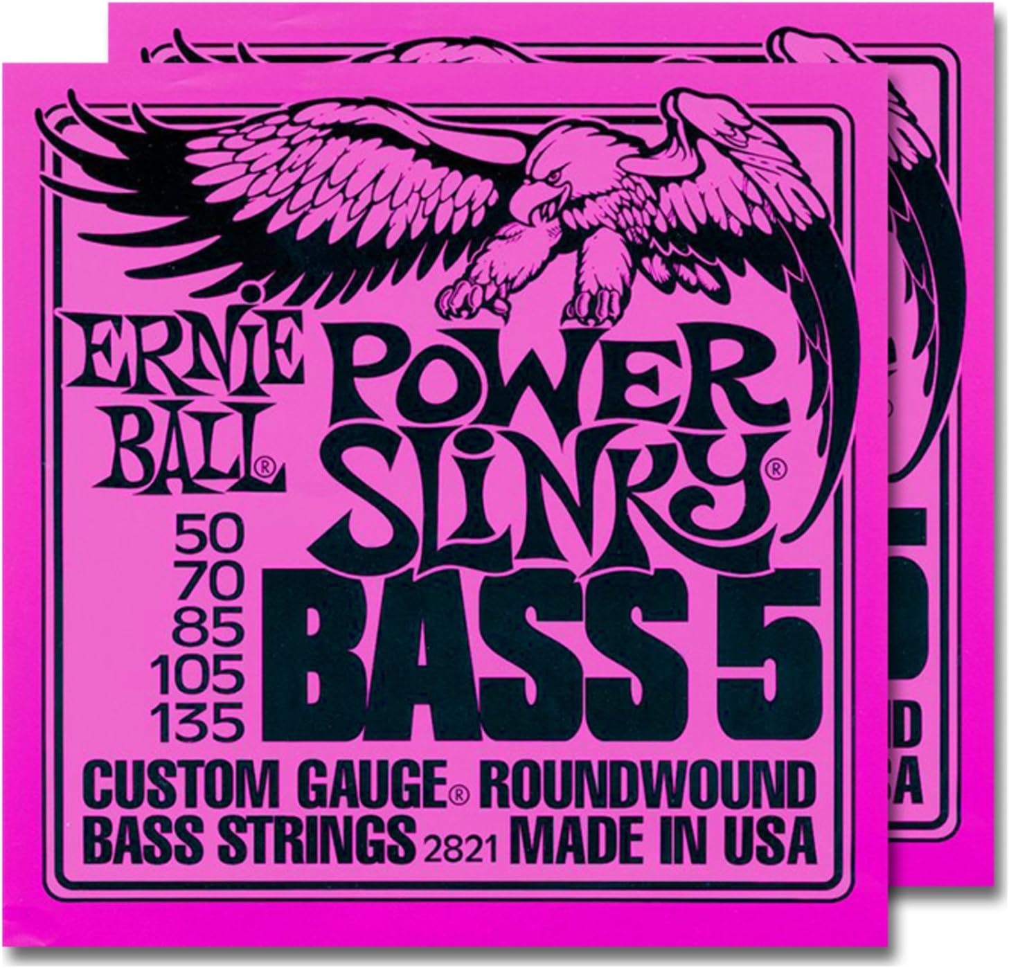 Ernie Ball 2821 Nickel RoundWound Power Slinky Bass Strings Review