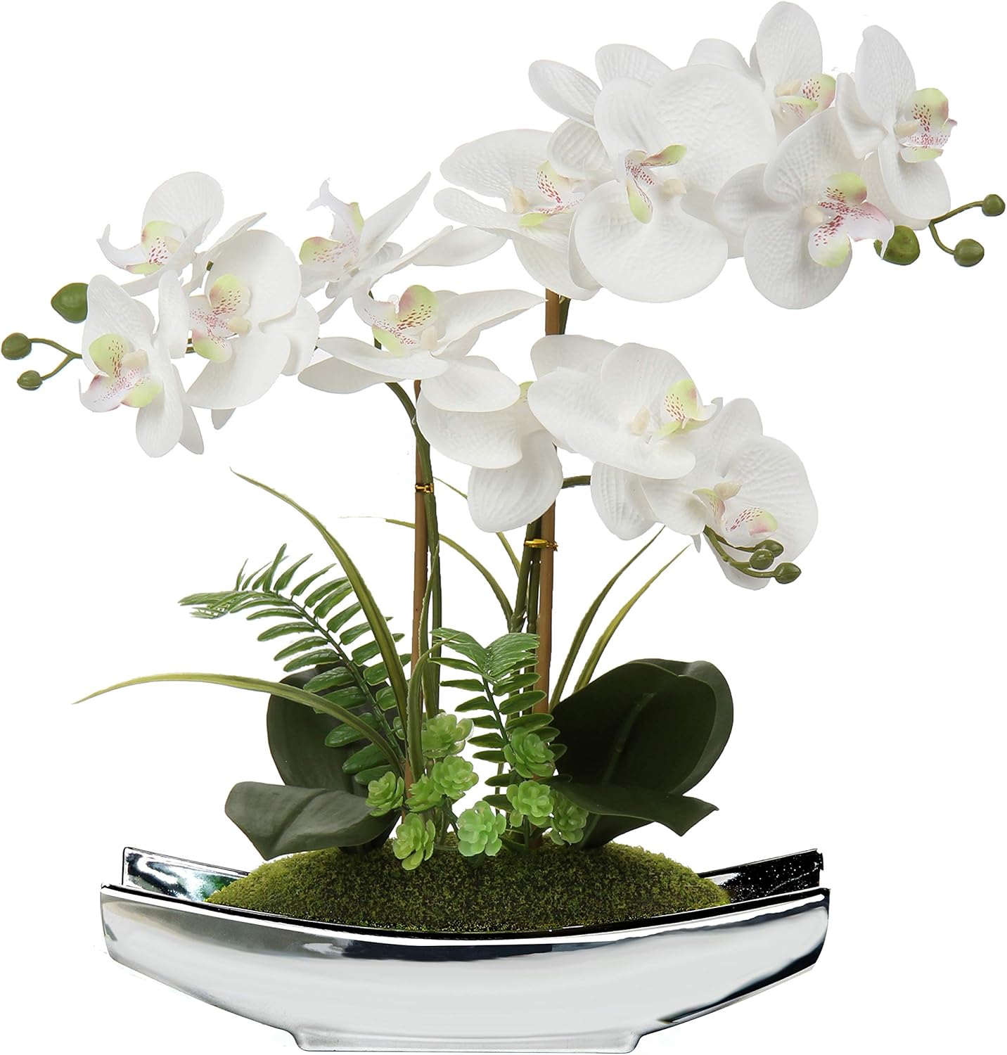 Briful Orchids Artificial Flowers for Home Office Decoration