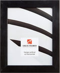 Bauhaus Modern Black Pine Picture Frame for 16 by 24-Inch Art