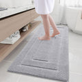 Buganda Bathroom Rugs 59in x 24in - Soft Absorbent Microfiber Bath Mat