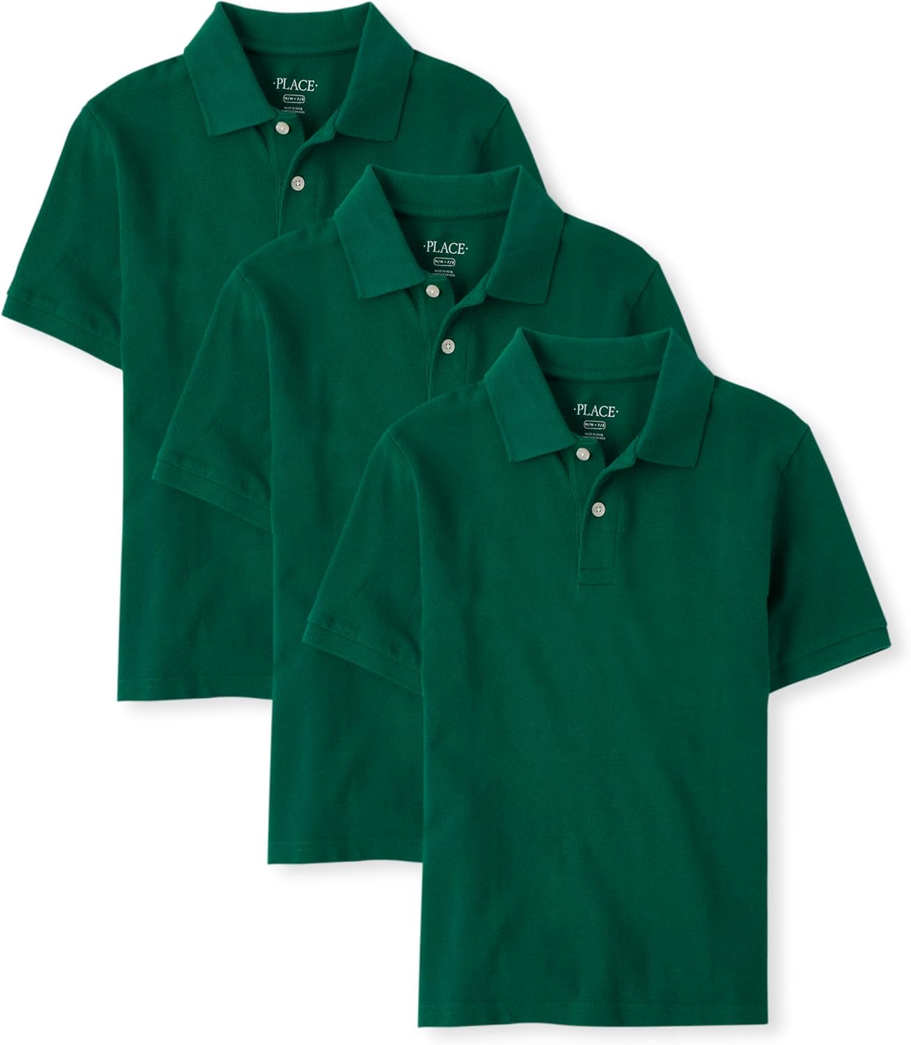 Boys Multipack Short Sleeve Pique Polo for Everyday Style
