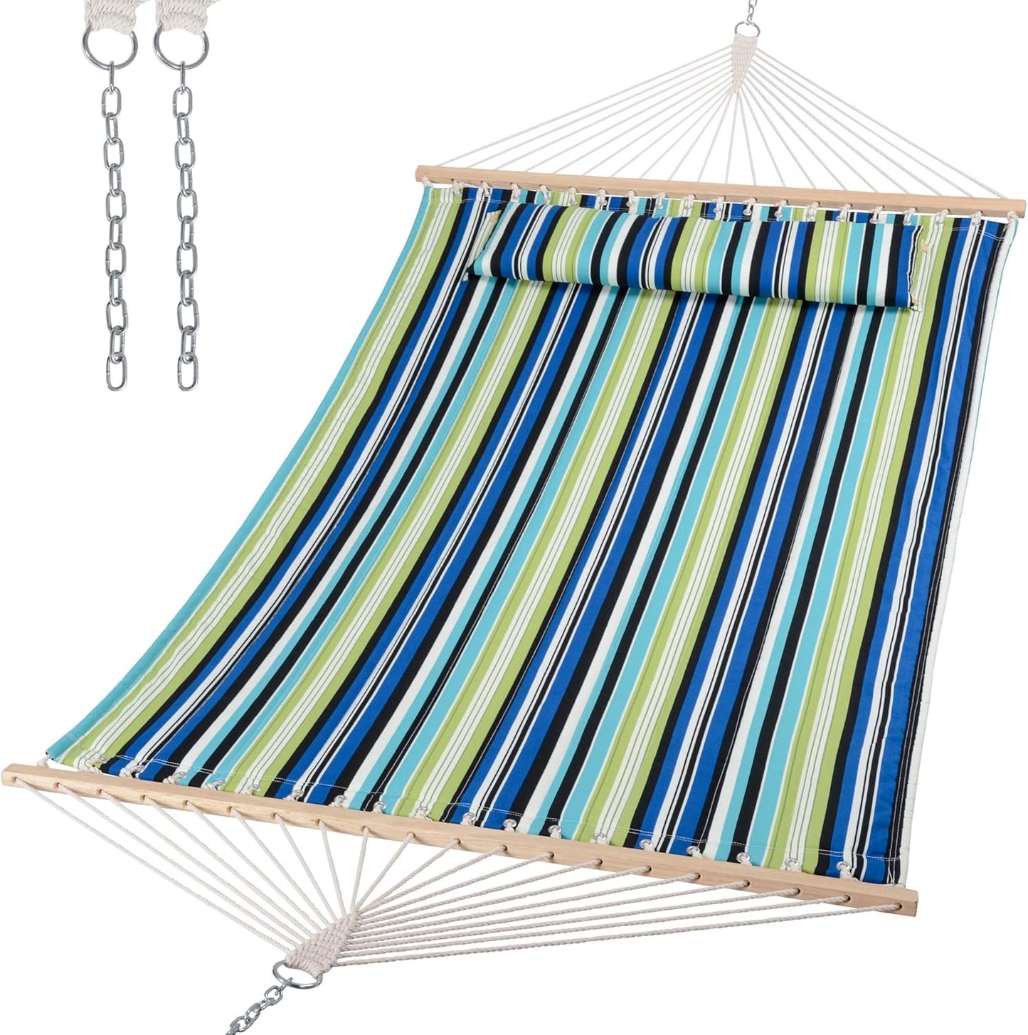 SUNCREAT 2 Person Hammock for Trees - Comfortable Outdoor Relaxation