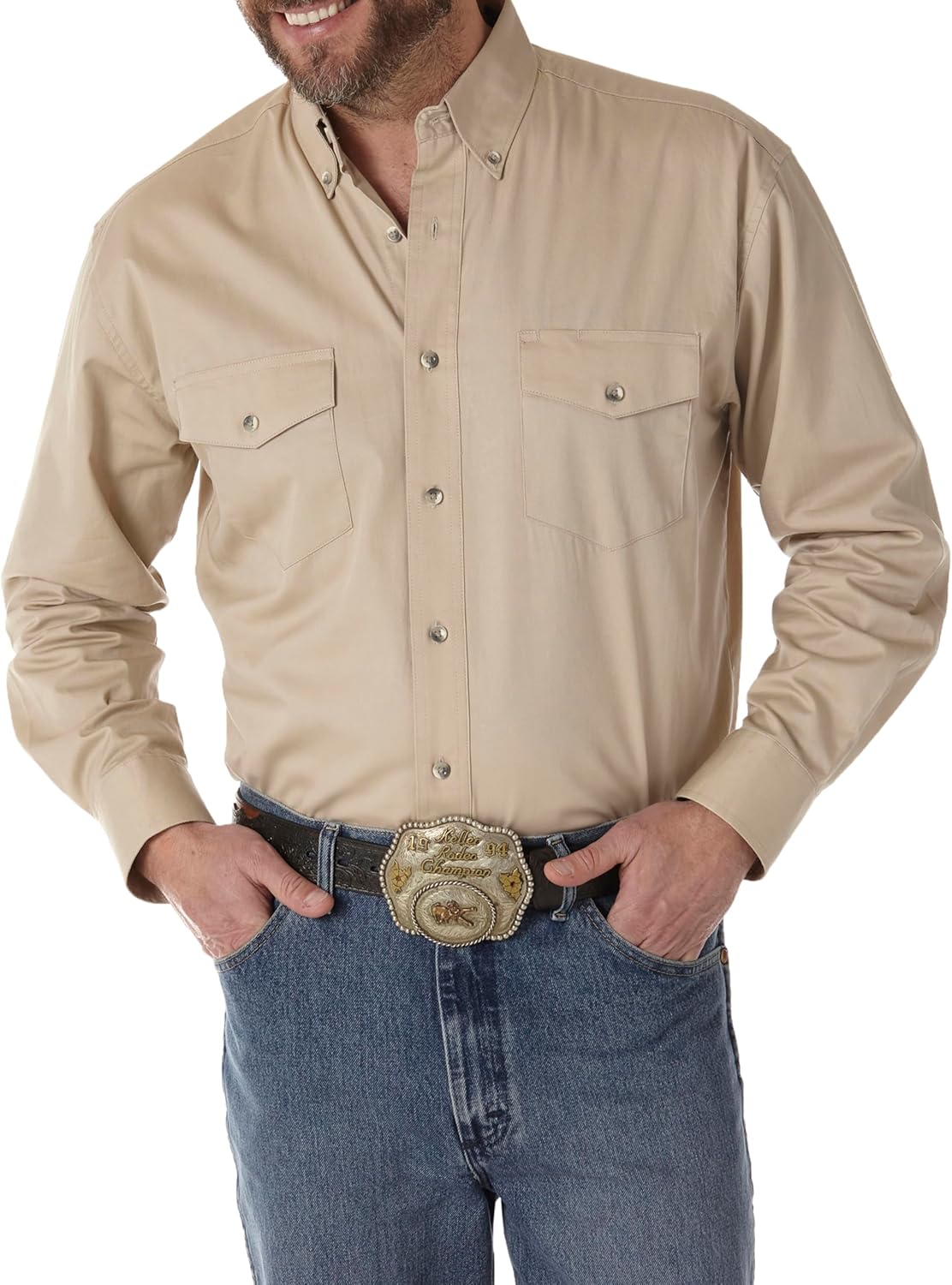 Wrangler Men's Painted Desert Long Sleeve Button Shirt Review