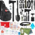 268 Pcs Emergency Survival Kit for Camping, Hiking, and More
