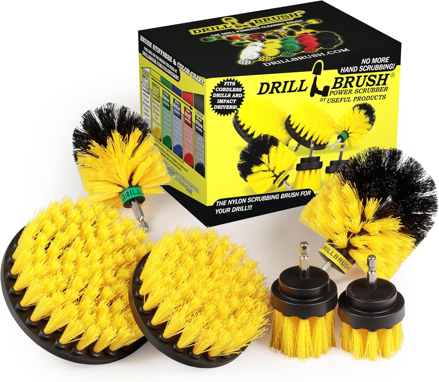 Drill Brush Attachments for Deep Cleaning Bathroom Surfaces