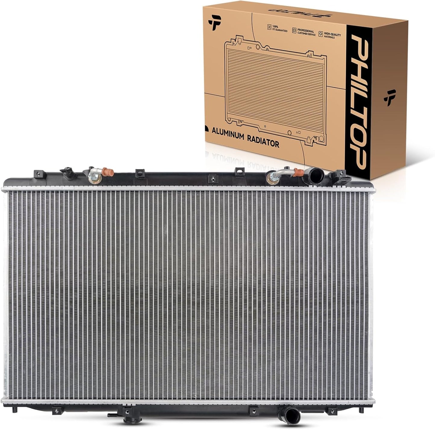 PHILTOP Aluminum Car Replacement Radiator for 2005-2010 Odyssey