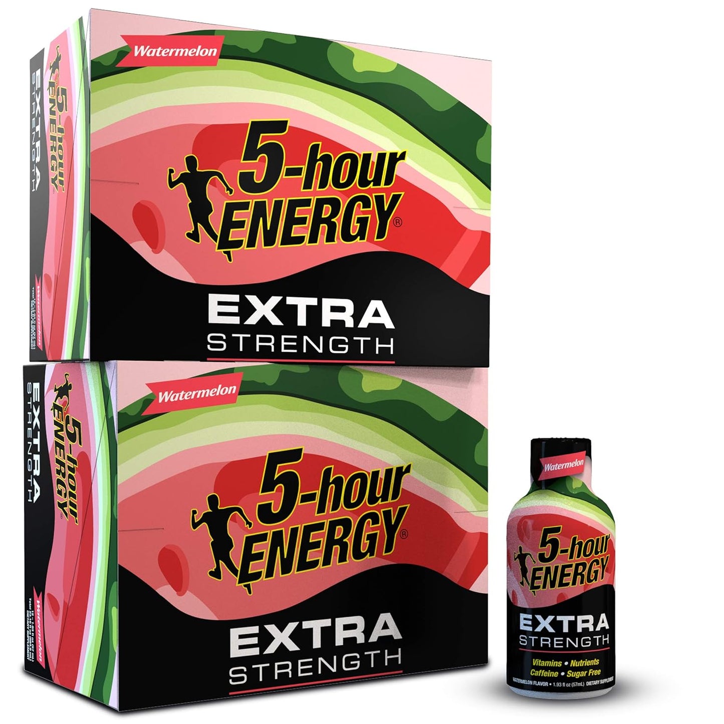 5-hour ENERGY Shot Extra Strength Watermelon for Quick Energy