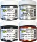 Stencil Butter Acrylic Paint Set - 4 x 2oz Boutique Metallic Texture