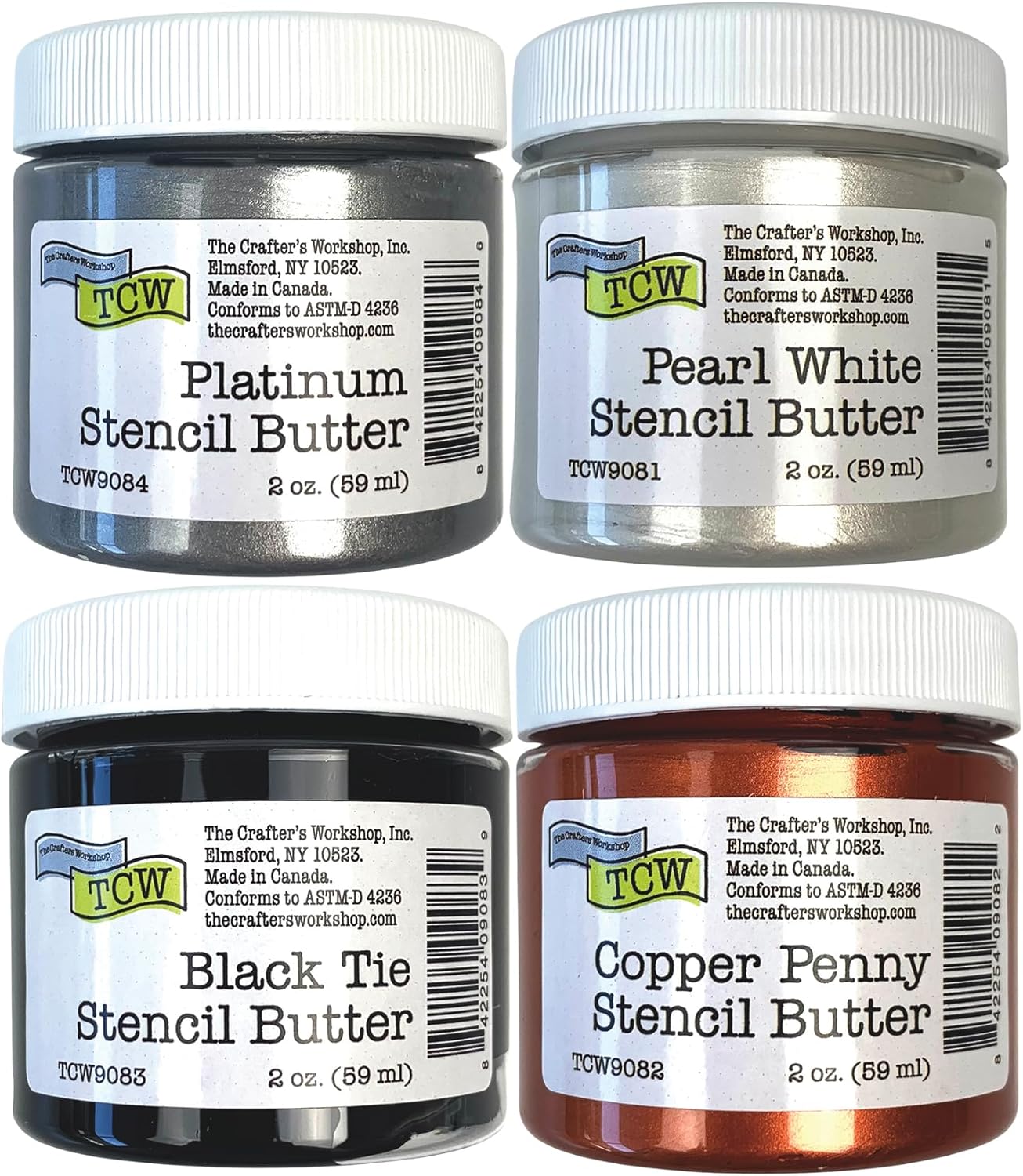 The Crafter's Workshop Stencil Butter - Formal Acrylic Paint Set