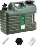5 Gallon Water Jug - Thickened Leak-Proof Green Camping Tank