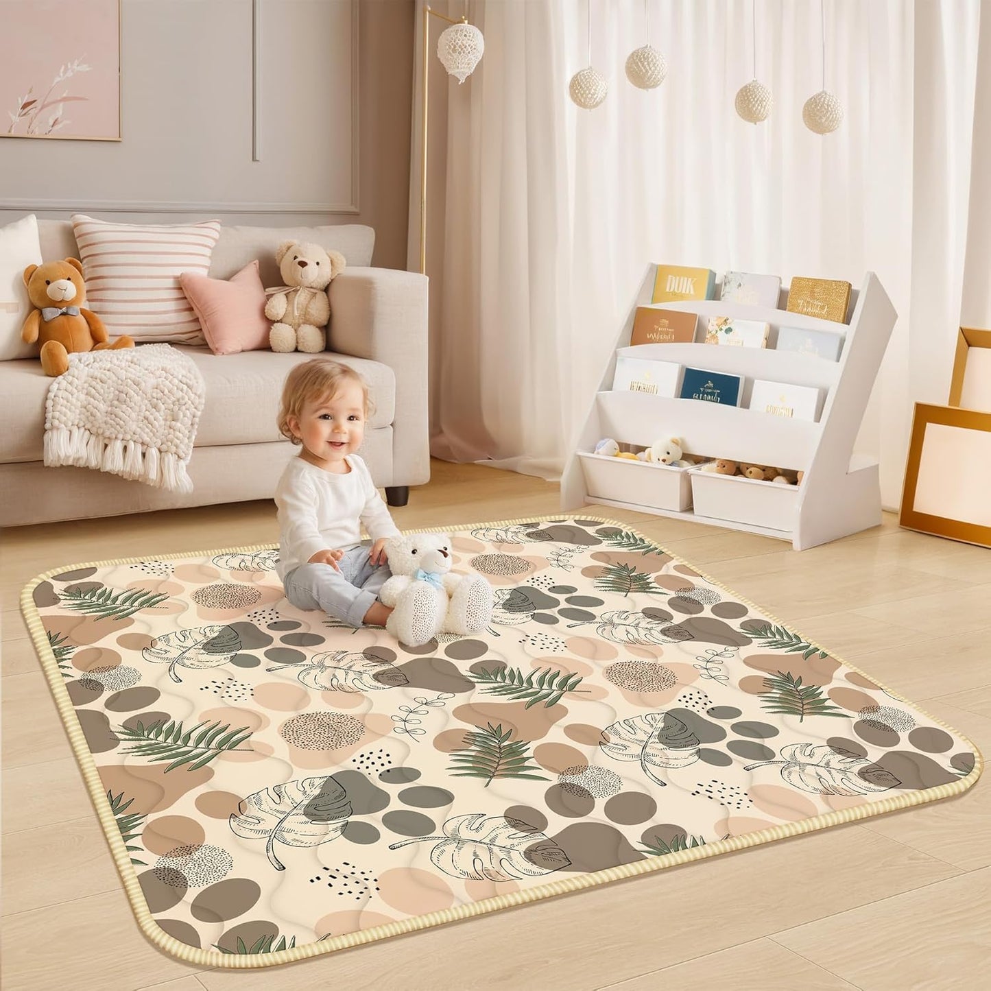 Thick Machine Washable Baby Play Mat - TOSELBAI
