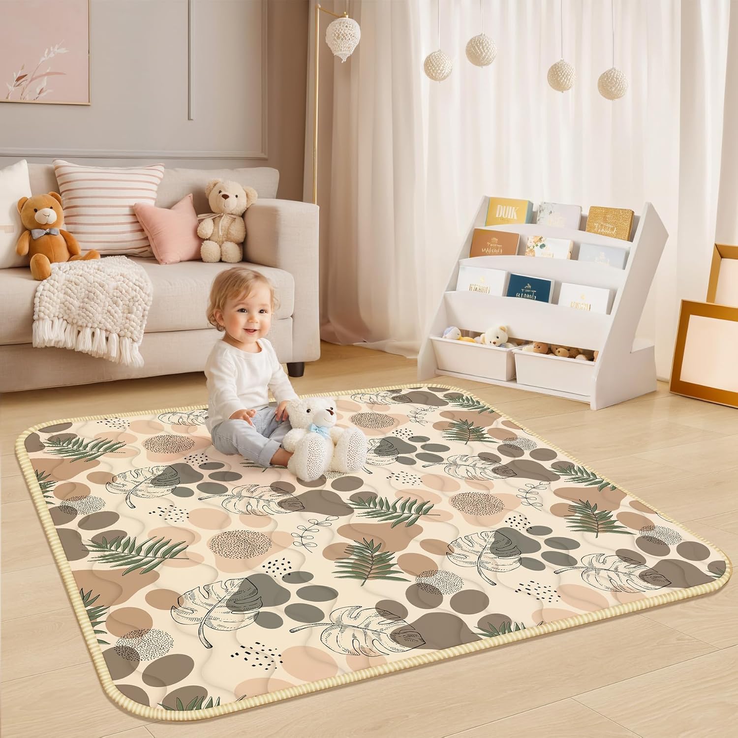 Thick Machine Washable Baby Play Mat - TOSELBAI