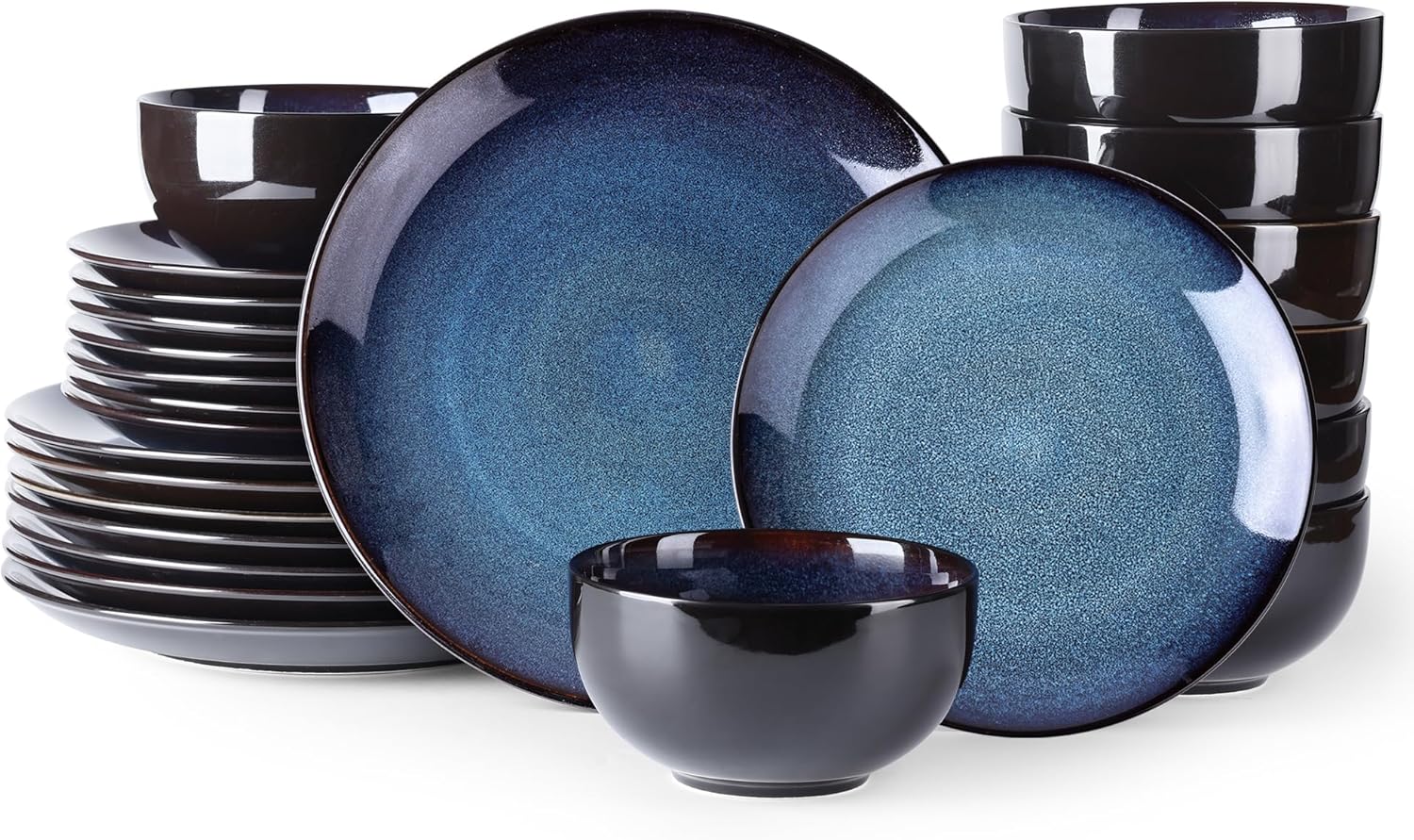 LERATIO Ceramic Dinnerware Set for 8 - Stylish and Durable