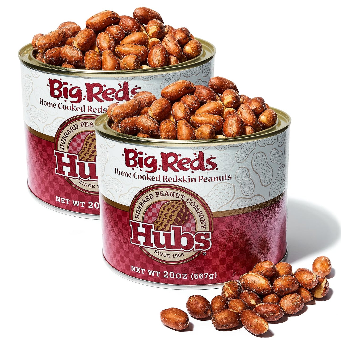 Hubs Peanuts Big Reds - Premium Virginia Nuts for Healthy Snacking