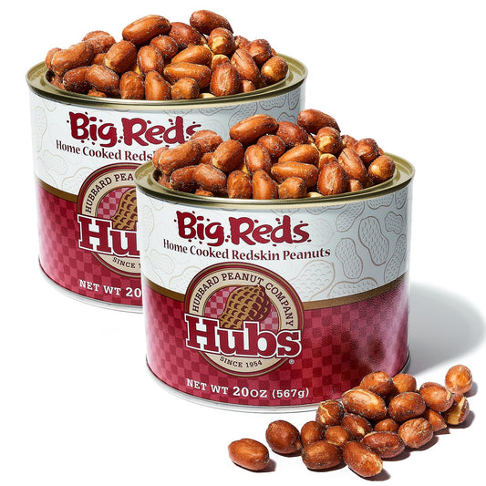 Hubs Peanuts Big Reds - Premium Virginia Nuts for Healthy Snacking