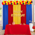 10ft x 15ft Thick Backdrop Curtain for Parties - Wrinkle Free Theme