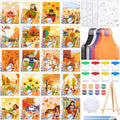 Sherr 20 Set Pre Drawn Canvas Kit 8 x 10 in - Party Paint Kit