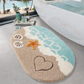 LUMI Soft and Absorbent Beach Bathroom Rug for Any Space