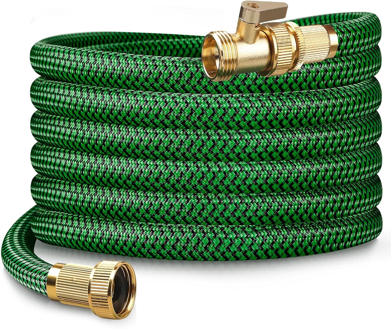 Upgraded 50ft Garden Hose, Heavy Duty Kink-Resistant Design