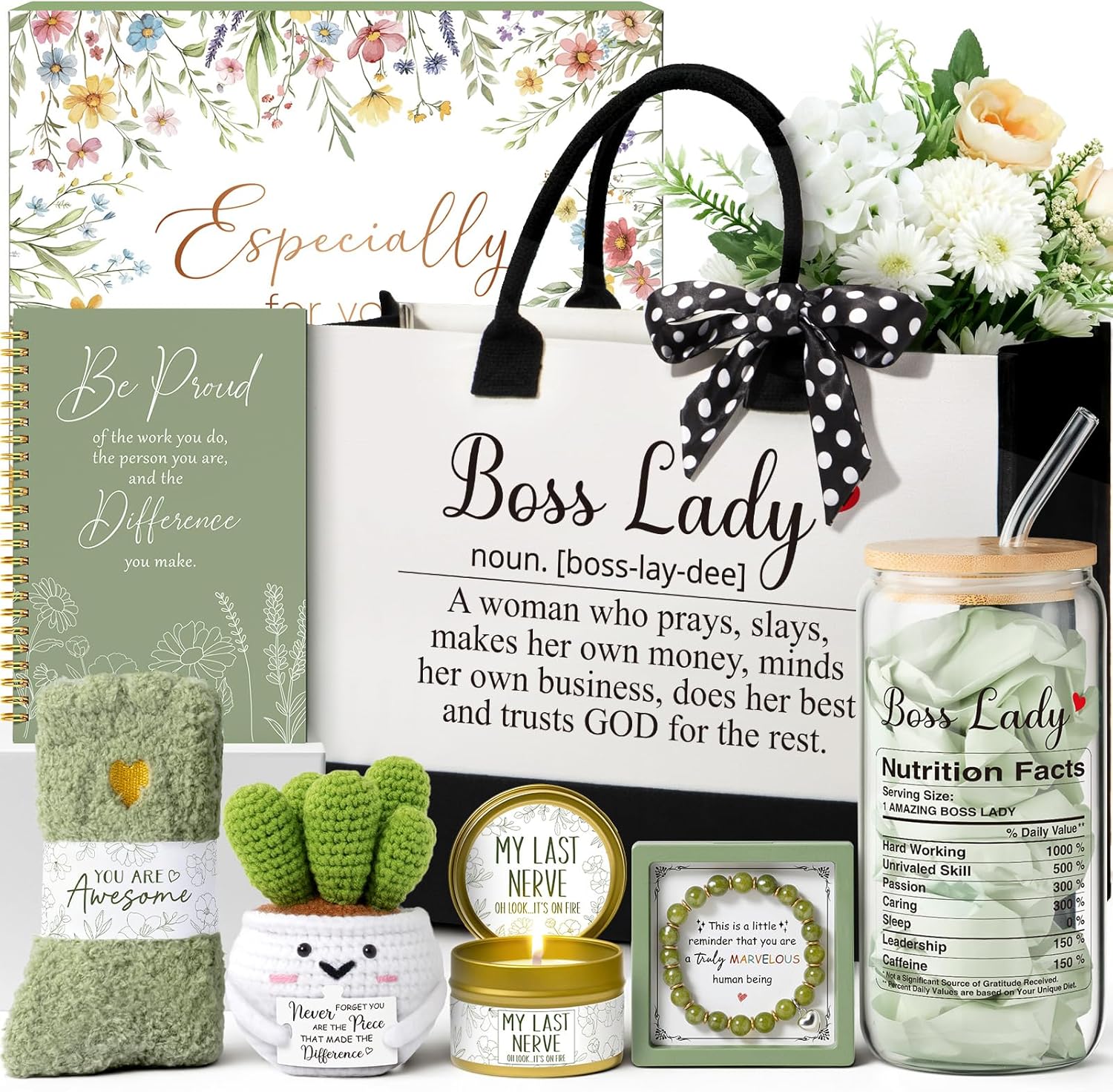 Unique Bosses Day Gifts for Women - Best Boss Lady Gift Set