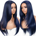 Dark Blue Wear and Go Glueless Wig 26in - Pre Plucked Layered Look