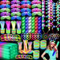 Glow in the Dark Party Supplies 282 PCS Pack - Complete Party Favors