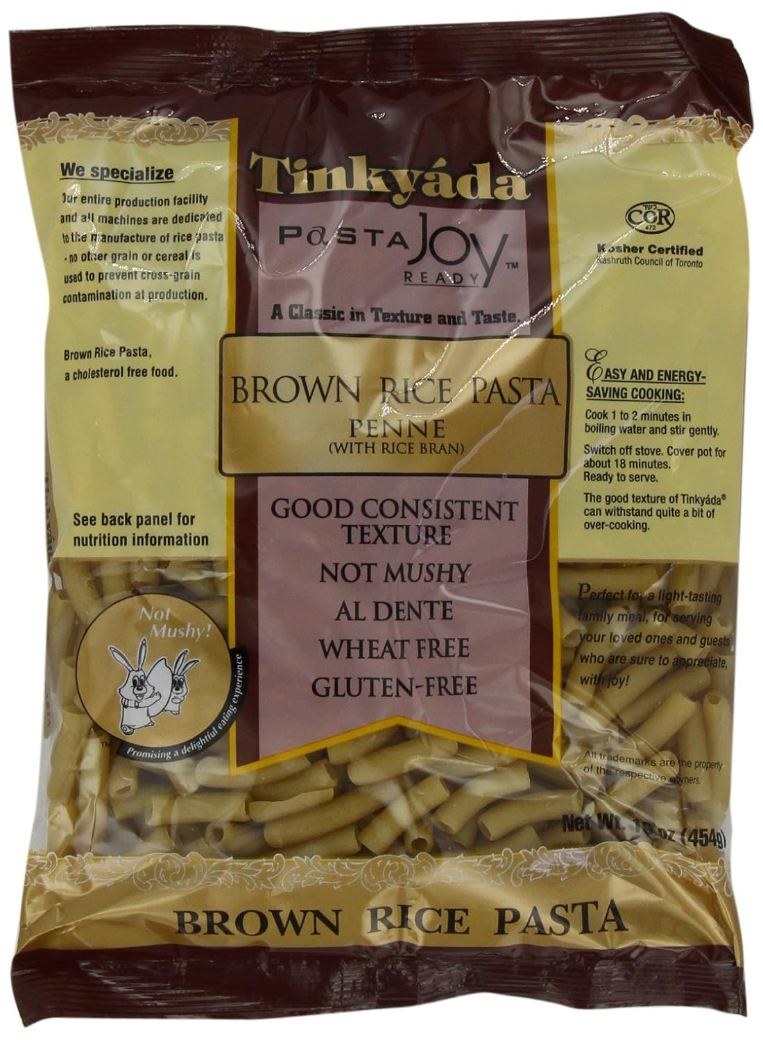 Tinkyada Brown Rice Pasta Penne 16 Ounce Pack of 12 Review