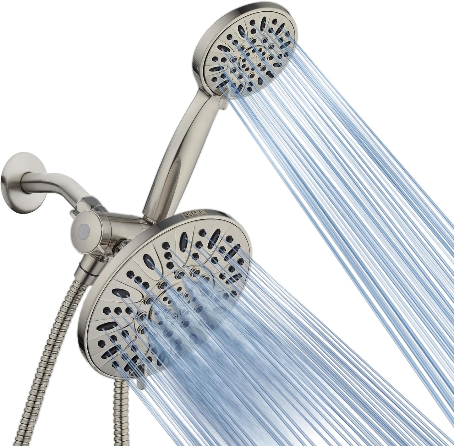 AquaDance 7in Premium High Pressure Rainfall Combo Shower Head