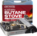 Portable Butane Countertop Stove for Outdoor Cooking by Chef-Master