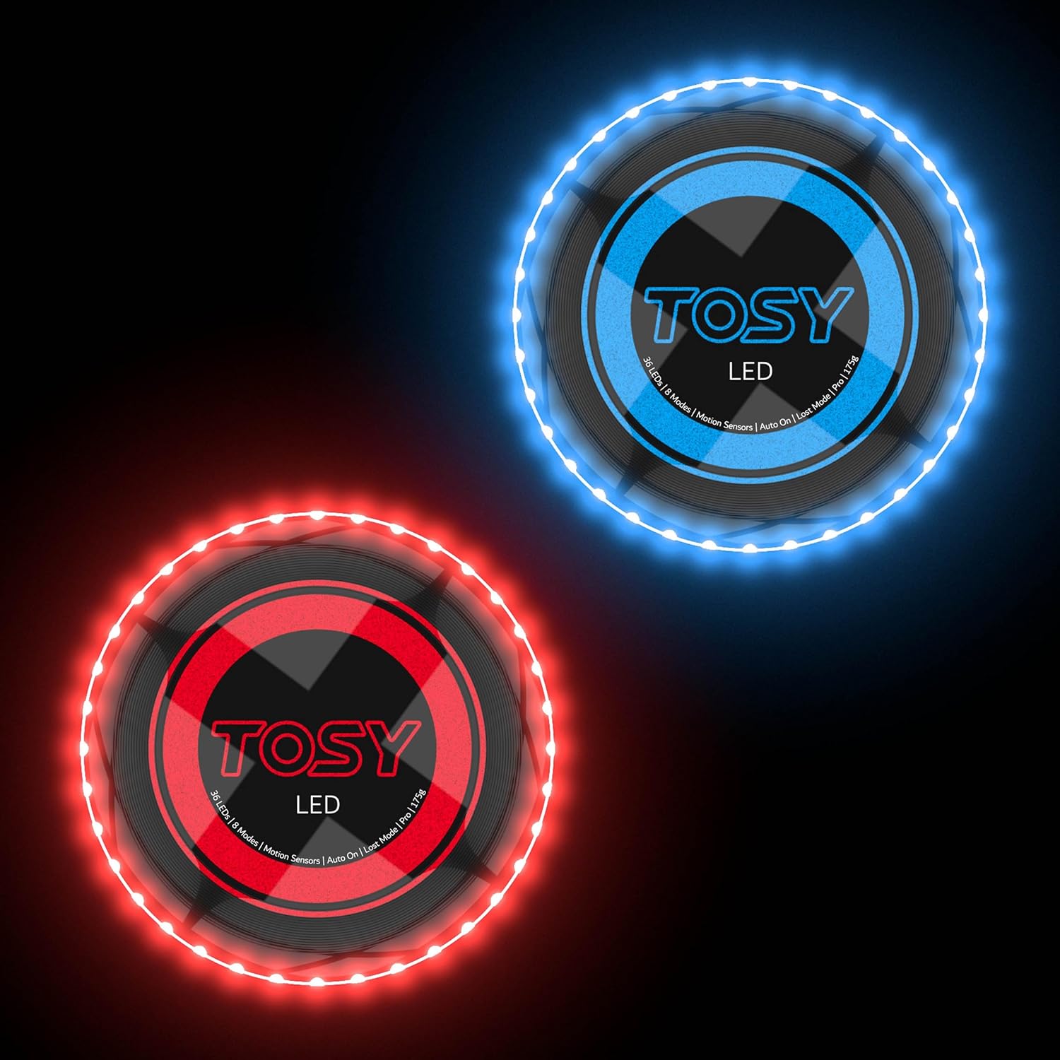Light Up Your Fun - TOSY LED Flying Disc Set