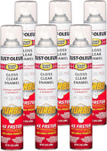 Stops Rust Turbo Spray System Gloss Clear 6-Pack - Fast Coverage