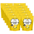 Lemon Ginger Chews - Real Ginger, Individually Wrapped 12-Pack