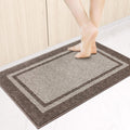 Kitchen Rugs 24 in x 36 in Runner in Beige & Grayish Brown - Non-Slip