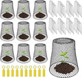 Chicken Wire Cloche Plant Protector Cover Kit - 10 Pc Garden Cloches