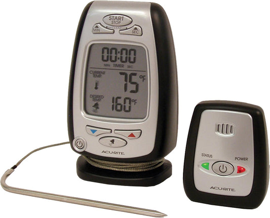 Wireless BBQ Thermometer with Pager - Perfectly Cooked Every Time