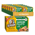 Season Sardines in Olive Oil - Skinless & Boneless, High Omega-3