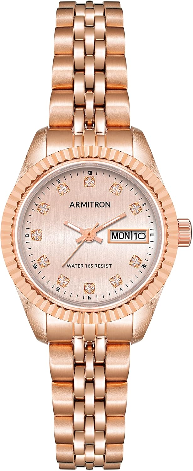 Armitron Women's Crystal Accented Bracelet Watch for Elegance